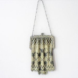 Antique Whiting and Davis Mesh Handbag -Flapper